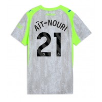 Stroje piłkarskie Manchester City Rayan Ait-Nouri #21 Koszulka Trzeciej dla damskie 2025-26 Krótki Rękaw